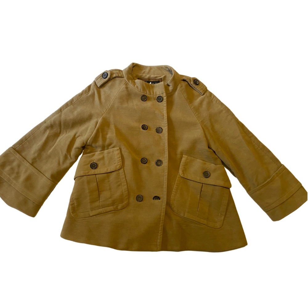 Zara Short Trench Tan Mini Trench Style
